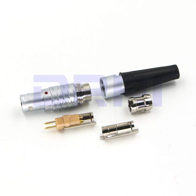 DRRI 1B FGG 2 Pin Push Pull Connector Male Plug for Kinemini 4k Camera(2 Pin, Plug) - Image 2